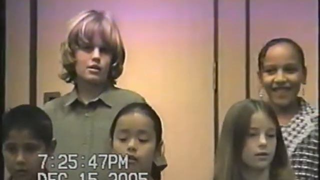 2005 12 15 Jason School Program 3rdgrade