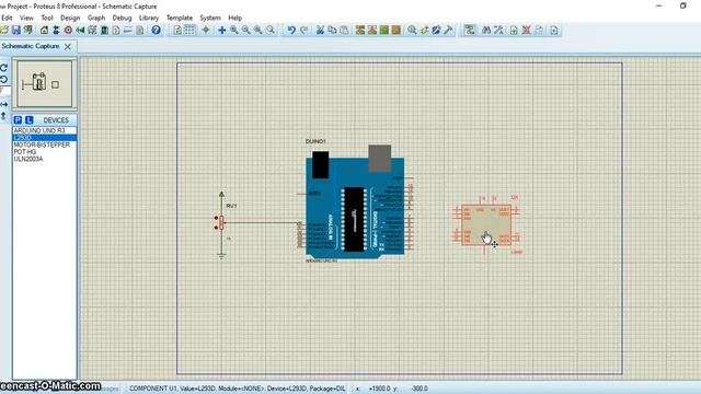 TUTORIAL PROTEUS KONTROL MOTOR STEPPER