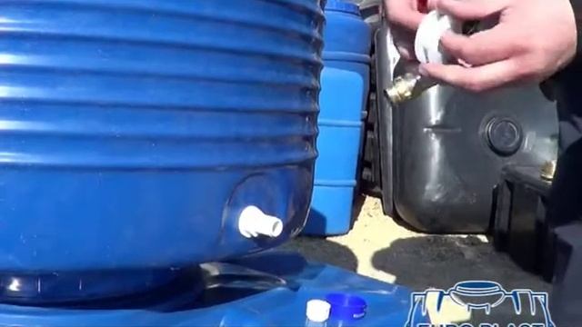 1 Как подключить систему к пластиковой емкости