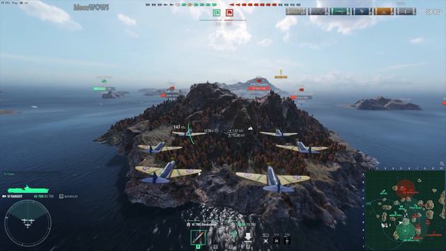World of WarShips  Ranger  5 KILLS  118K Damage - Replay Gameplay 4K 60 fps
