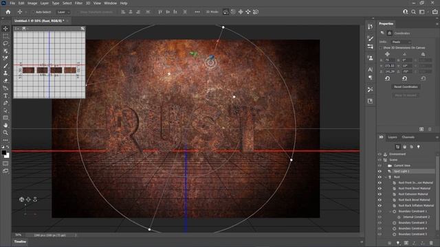 How To Create A Rusted Metal Text Effect In Adobe Photoshop