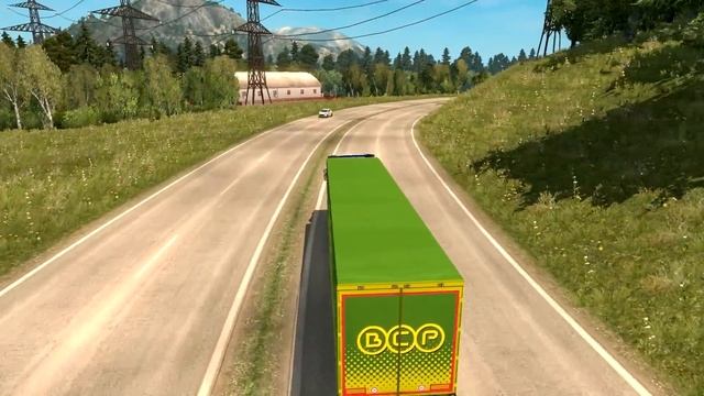 Карта из Дальнобойщики 2 в Euro Truck Simulator 2