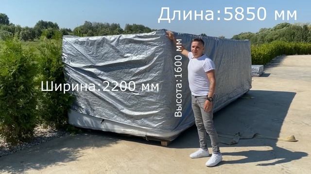 Разгрузка плавательного спа-бассейна Joy Spa JY 8602 | От магазина бассейны-Спа.РФ