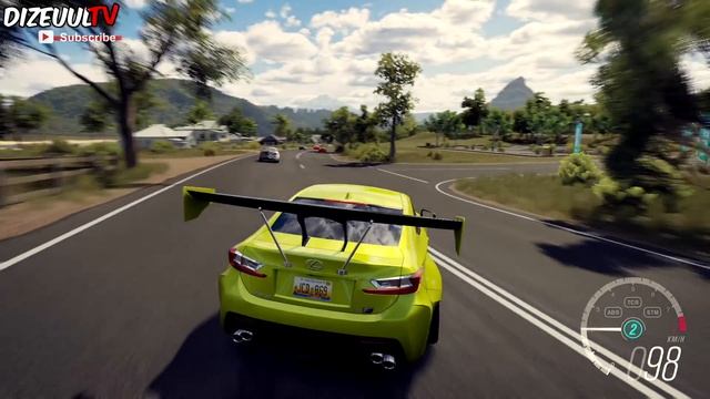 Forza Horizon 3 - Lexus RC F Rocket Bunny Gameplay (V10 Engine)