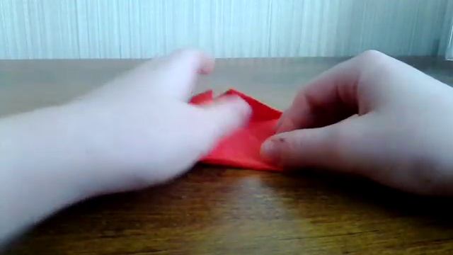 Как сделать красную шапочку из салфетки