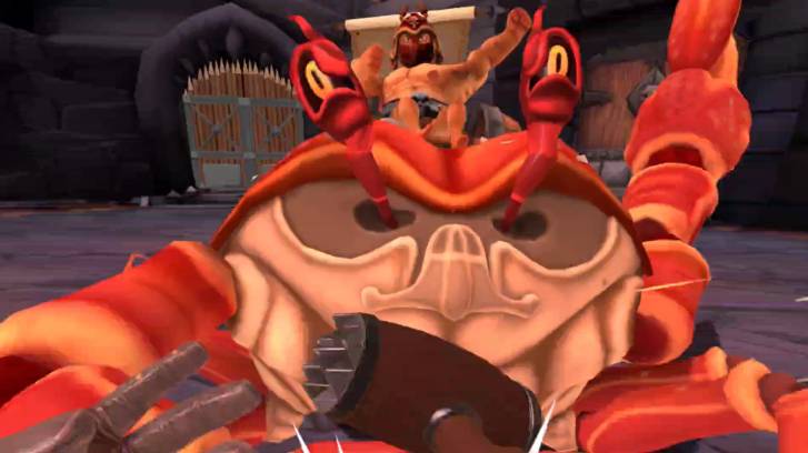 Играю в Gorn VR