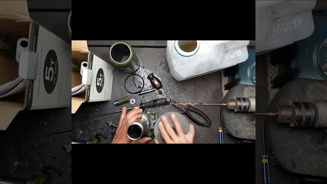 Домкрат и масляная станция