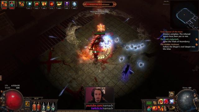 Map: Pen & Blood Craft Bugginess - SST Juggernaut #42 - Path Of Exile 3.2: SC SSF Bestiary League