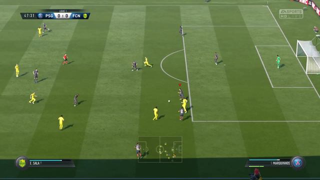 №13 ПСЖ 0-0 Нант (Ligue 1/ Лига 1 Франция) Прохождение за ПСЖ. ПЕРВЫЙ СЕЗОН FIFA 17