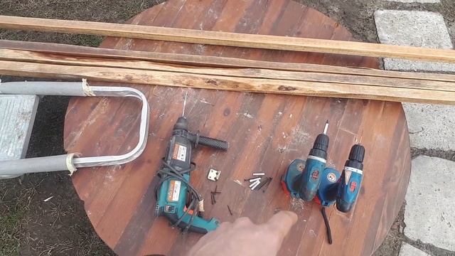 Навес собачке от солнца!!!Установка теневой сетки. Часть №2. Финальная часть!!!