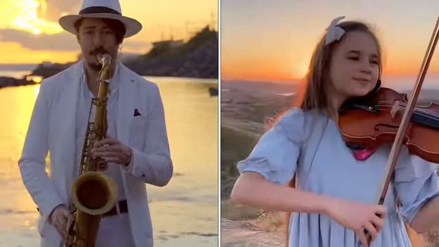 Саксофон и скрипка.