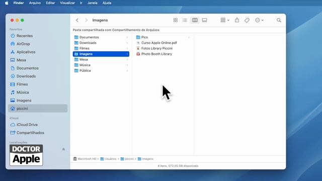 Curso Apple Mac - Como Mover Arquivos Entre Pastas Do Finder