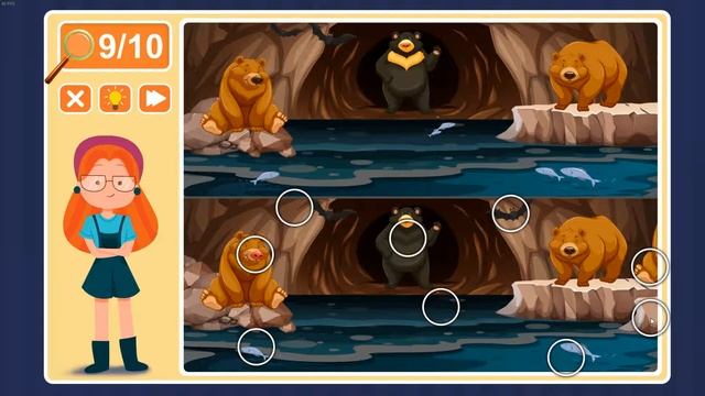 Viki Spotter: Zoo, Level 4 Walkthrough, 1080p/60FPS.