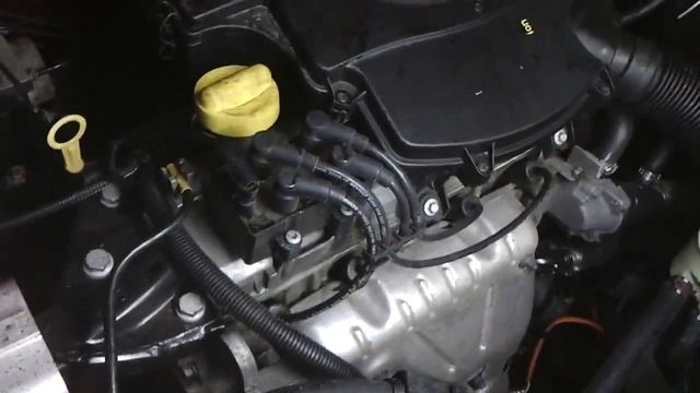 Работа двигателя у логана