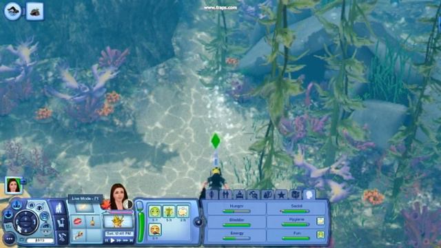 Sims 3, Episode 3  Angelia Goes Scuba Diving
