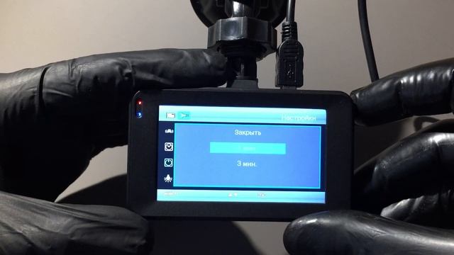 Slimtec Alpha XS - меню и настройки FULL HD автомобильного видеорегистратора