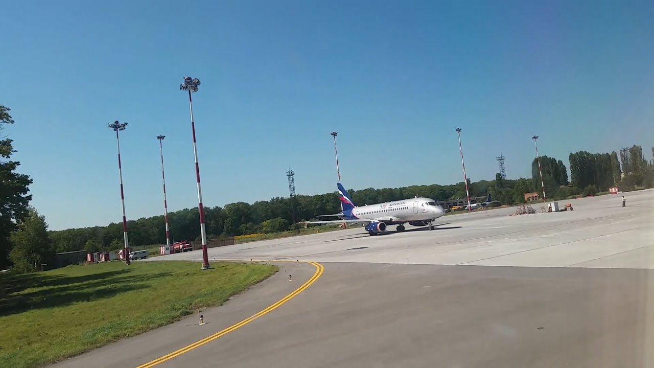 Виды из самолета.  Воронеж