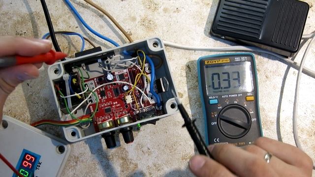 Ремонт, неисправность таймера контактной сварки по питанию, проблема - не варит с индикаторами.