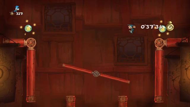 Прохождение Rayman Legends - 20000 Люмов под водой - Спасите Урсулу - Школа ниндзя - Часть 31