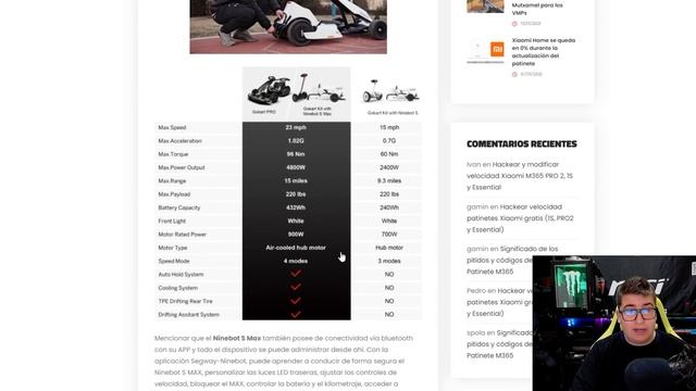 Ninebot S MAX El Patinete ? Que Se Convierte En Un KART ?️  | Vídeo Presentación