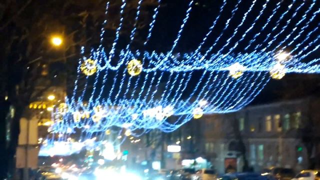 Киев. Ул. Б. Хмельницкого в начале января.   05.01.2018.