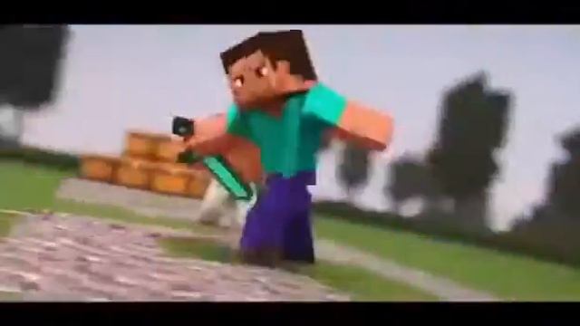 Пустое интро со скином Стива (Майнкрафт)