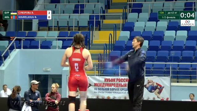 КР-17. ЖБ. 63 кг. 1/2 финала. Валерия Суворова - Bolortuya Khurelkhuu