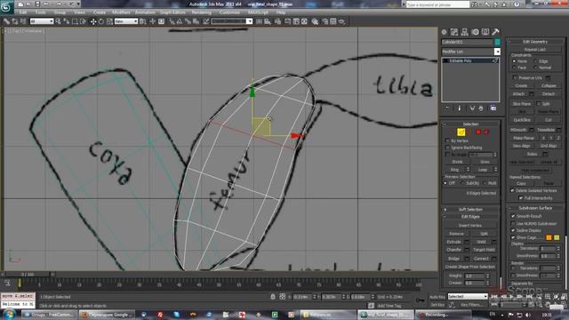 7 урок - Продвинутый моделинг в 3dsMax и Mudbox (Японский Жук)
