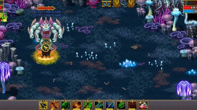 Прохождение в Одиночку логово морских бродяг мифического уровня! Warspear Online