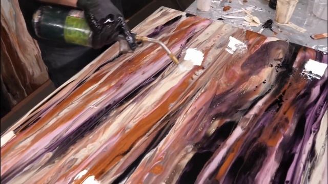 Desktop Epoxy Over Old Wood