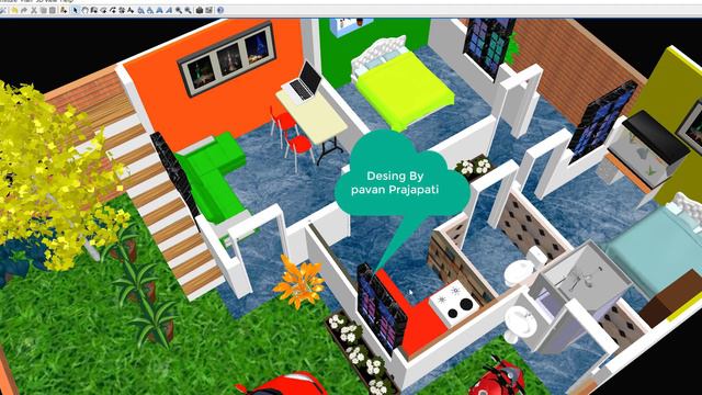 27 By 40 House Plan,27 X 40  House Plan With Car Parking, 27*40 Home Design,27 X 40 घर का डिज़ाइन