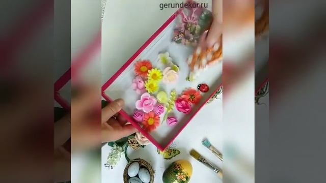 Подставка для пасхального интерьерного яйца своими руками