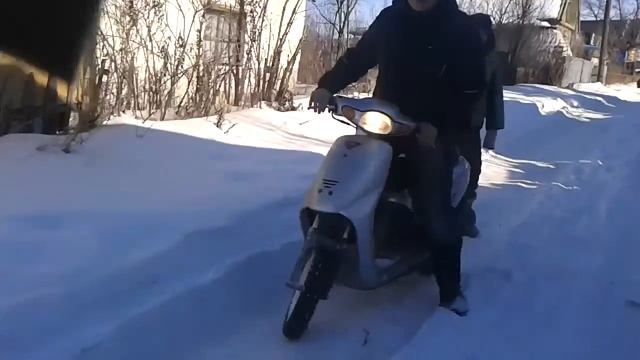 Honda Dio Fit Зимой