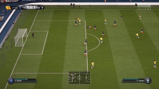 FIFA 19 | Beating Legendary AI Difficulty | France Vs Brazil [How To Beat Legendary AI]