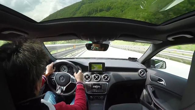 Mercedes Classe A 220 Cdi 4matic Premium (AMG Pack) 170hp - GoPro Hero 4 Test