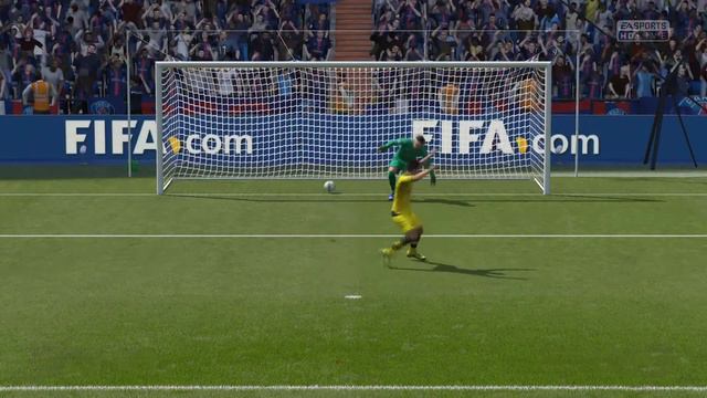 Обновленная концовка серии пенальти в FIFA 16.