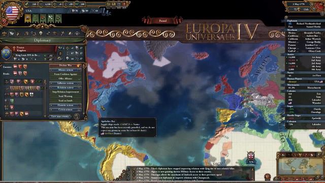 USA 3 Liberty Or Death Achievement Europa Universalis 4