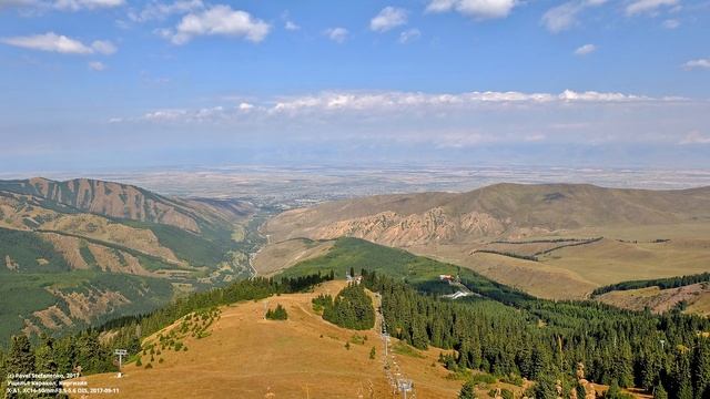 Timelapse. Ущелье Каракол. Karakol Gorge
