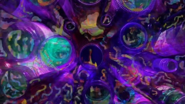 Color melody of bottles