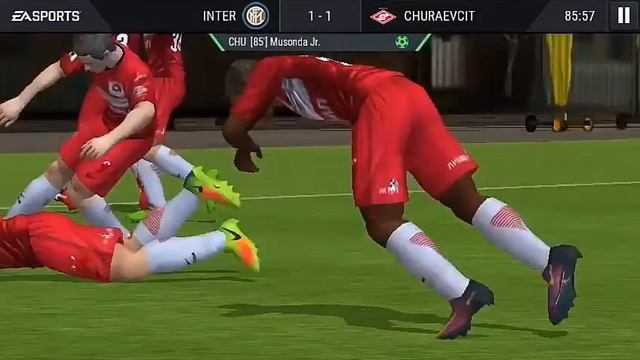 Проходим События LIVE( Доминирование) IN FIFA 17 | FIFA MOBILE | Супер камбэк, красивый гол.