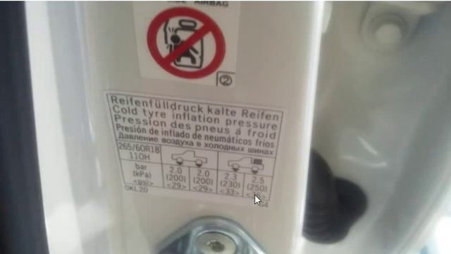 How to adjust tires pressure TOYOTA REVO  FORTUNERHow to check tires pressure Revo  Fortuner