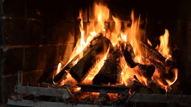 ♥ The Sound Of Burning Firewood And A Beautiful Piano Music-장작타는 소리와 아름다운 피아노 연주