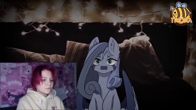 Реакция на пони-страшилку {НЕ смотри на МЕНЯ}