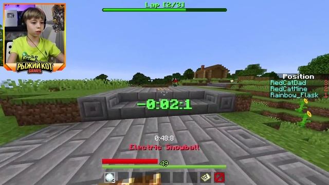 БЕГОМ ПО МАЙНКРАФТУ! СОРЕВНОВАНИЕ ПО БЕГУ В MINECRAFT!