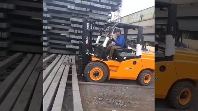 Xe Nâng 5 Tấn EP, Model CPCD50, động Cơ Mitsubishi S6S