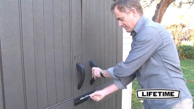 Lifetime 7' x 4.5' Outdoor Storage Shed | Model 60057 | Features & Benefits Video