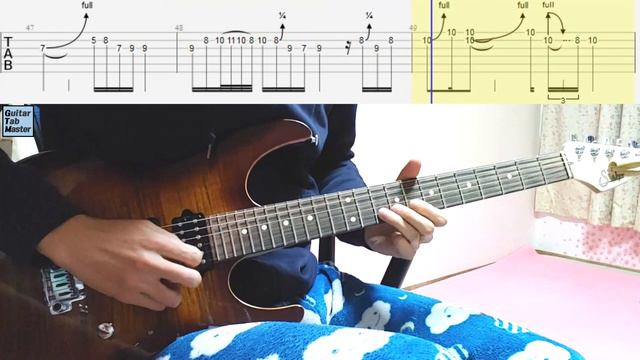 [TAB] AC/DC - Back In Black Guitar Solo