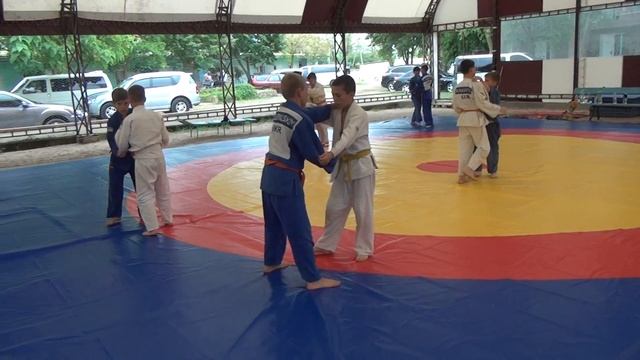 Клепальский Владислав.  De Ashi Barai, Okuri Ashi Barai. Летние сборы.  База 
