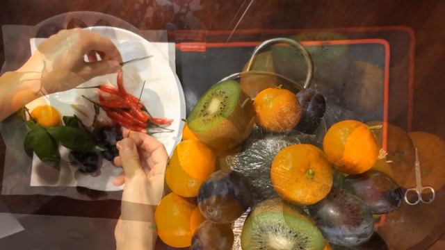 Фруктовый топиарий.  Fruit Topiary.