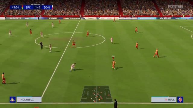 Залупы - Донкастер 38 тур Чемпионата Английской Второй Лиги по футболу FIFA 23 PS4